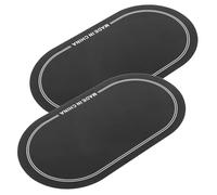 Beavorty 2 Piezas Almohadillas de Batería de Pet para Parche de Bombo Negro, Refuerzo Antidesgaste que Mejora la Potencia y Reduce Armónicos No Deseados para Actuaciones en Vivo