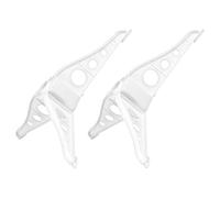Beavorty 2 Piezas Base para Árbol de Navidad Blanco de Plástico Diseño Elegante, Resistente Oxidación y Que Previene Inclinaciones para Decoraciones Navideñas