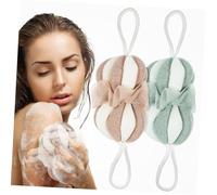 Beavorty 2 Piezas Bola de Baño Esponjas de Ducha para Exfoliar Lufa para Ducha de Baño para Mujeres y Hombres Artículos Esenciales