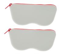 Beavorty 2 Piezas bolsa de gafas Cubrir caso delgado bolsas múltiple estuches de anteojos para mujer Bolsa de lentes de lectura bolsa de viaje para gafas portagafas de viaje gel de sílice