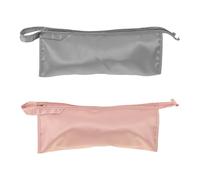 Beavorty 2 Piezas Bolsa Organizadora para Secador de Pelo y Plancha Compatible con Dyson Estuche Portátil para Viaje Funda Protectora para Rizador y Plancha Diseño Compacto y Bicolor Rosa y
