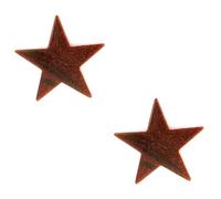 Beavorty 2 Piezas De Piedra Natural Piedras De Preocupación Adorno De Piedra Decoración Natural Decoración Del Hogar Interior Estrella Adorno De Piedra Bolsas De Frijoles Niños Estrella