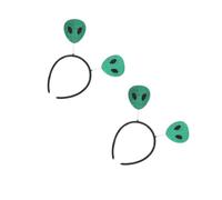 Beavorty 2 Piezas Diadema de Disfraz Extraterrestre con de Peluche Ligera para Adultos Accesorio para Fiestas y Halloween