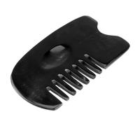 Beavorty 2 Piezas Elegantes Peines De Cuerno Para Mujer Mini Peine De Masaje Portátil Para El Cabello Cabello Liso Sin Rebabas Color Negro