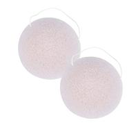 Beavorty 2 Piezas Esponjas Redondas Grandes Bambú Para Limpieza Facial Naturales Esponja Facial Desmaquillante Para Baño