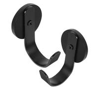 Beavorty 2 Piezas Gancho Magnético para Puerta sin Perforaciones, Colgador de Guirnalda y Bolsas, Material Hierro y Magnet, Adecuado para Almacenamiento Organizado Interior