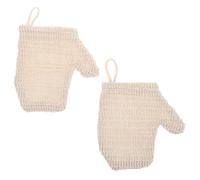 Beavorty 2 Piezas Guante Exfoliante de Baño Guante Exfoliante para Ducha Mitones de Baño Reutilizables