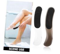 Beavorty 2 piezas Herramienta Portátil para Eliminar Durezas y Callos Pies Escofina Metálica y Resistente para Cuidado Profesional Casa y Viaje Removedor de Muerta para Hombres y Mujeres