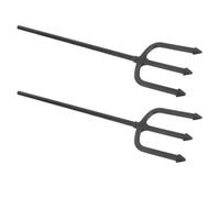 Beavorty 2 Piezas Horquilla Negra de Abs para Disfraz de Demonio Alta Resistencia al Desgaste y Fácil de Llevar, Adecuada para Fiesta de Disfraces y Halloween