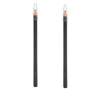 Beavorty 2 Piezas Lápiz De Cejas Pluma De Cepillo Para Cejas Cepillo Delineador De Ojos Cepillo De Cejas Salvaje Pinceles De Maquillaje Para Ojos Bolígrafo De La Ceja Ocular De Madera Grey