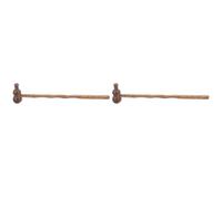 Beavorty 2 Piezas lapto mackbook presión leg relajar Murciélago sostuvo manual vara palo de martillo barra de masaje de espalda masajeador de cuerpo varilla de masaje palmadita de madera