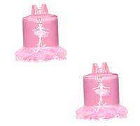 Beavorty 2 Piezas Mochila Niñas Ballet Durable Gran Capacidad para Baile Escolar y Rosa Pequeña