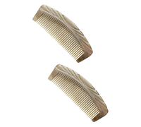 Beavorty 2 Piezas Peine De Masaje Para Raspar Peines Peine Gua Sha Para El Cuero Cabelludo Herramientas De Masaje Piedra Guasha Masaje Capilar Herramienta Guasha Gua Sha Cuernos