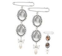 Beavorty 2 Piezas Pendientes de Foto Ramo de Colgantes Diy con Marco Decoración Personalizada Bouquets y Especiales