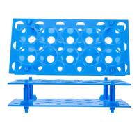 Beavorty 2 Piezas Soporte para Tubos de Ensayo y Centrífuga de Plástico Desmontable con Orificios Múltiples para Laboratorio Ligero y Duradero de Uso Pruebas y Almacenamiento Color