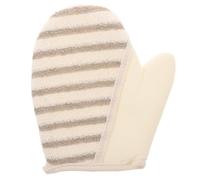 Beavorty 2 Piezas toalla de baño accesorios de baño cuidado personal toallita exfoliante guante exfoliante depurador corporal exfoliante depurador de cuerpo de ducha guante de fregar linaza