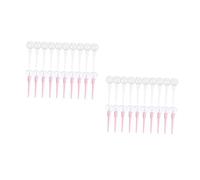 Beavorty 2 Series 2 Juegos De Tubos Vacíos Para Pintalabios Tubos Vacíos Para Pintalabios Para Brillo Labial Tubos Transparentes Para Brillo Labial Latas Vacías 20 piezas*2