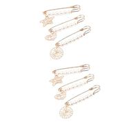 Beavorty 2 Series Broche Decorativa Para Mujer Conjunto De Accesorio Para Bufandas 3 Piezas*2