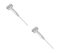 Beavorty 2 Sondas De Masaje De Oído Con Rodillo De Resorte De Cobre Para Mujer Bolígrafo Detector De Puntos De Acupuntura Para Belleza Y Facial.