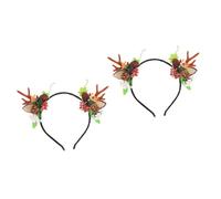 Beavorty 2 Uds Diadema De Asta De Rama Diademas De Asta Festivas Diademas De Astas Para Juegos De Rol Suministros De Navidad Suministros Para Fiestas Accesorios Para Fiesta De