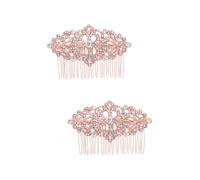 Beavorty 2 Uds Peine Para Insertar El Cabello Peine Para El Cabello Tocado De Tocado De De Imitación Clips Para Moño Accesorios Para El Cabello