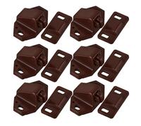 Beavorty 20 Pestillos de Bola para Puerta del Armario Doble Rodillo, Cierre Resistente y Estructura Sólida, Accesorios de Plástico para Puertas de Gabinetes Hogar y Vehículos Recreativos