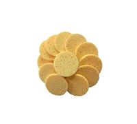 Beavorty 20 Piezas Almohadillas Desmaquillantes Redondas Esponjas Comprimidas de Celulosa Suaves para Limpieza Facial y Exfoliación Aptas para Sensible y Diario
