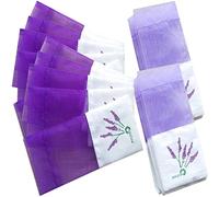 Beavorty 20 Piezas Bolsitas de Obsequio Tipo Bolsita Vacías para Guardar Lavanda Dulces y Especias de Aroma Seca para Uso Casa o Coche Estilo Aleatorio