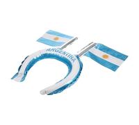 Beavorty 20 Piezas Diadema para Animar Fútbol Diseño de Bandera Argentina, Accesorio Ligero para Fiesta Temática, Decoraciones para Fotos y Competición Deportiva
