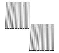 Beavorty 20 Piezas Tubos de Carillón de Viento de Aluminio Diseño Pre-Perforado para Colgar Fácilmente, Accesorios Ideales para Hacer Campanas de Viento en Casa