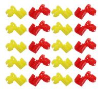Beavorty 20 Unidades Clips de Retención para Barra de Portón Trasero 4mm | Repuesto para Cerradura de Puerta y Camión, Accesorio de Bloqueo, Ajuste Izquierdo y Derecho