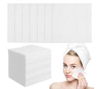 Beavorty 200 compresas de gasa de tela no tejida suave, 10 × 10 cm, para desmaquillar, maquillaje, cuidado de heridas y uso diario y reutilizables