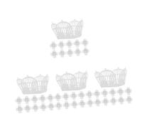 Beavorty 200 Piezas Caja de embalaje bombonera candy box Envoltorio para postres envoltura de trufas sostenedor del caja de dulces envoltura de chocolate Papel