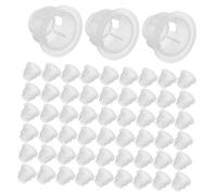 Beavorty 200 Piezas Unidades Tapones con Orificio para Difusor de Aroma Tapón de Botella Transparente para Aceites Esenciales Recambio para Tapón Dispensador de Accesorios para Varillas de
