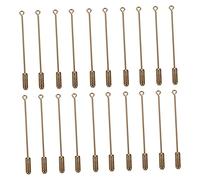 Beavorty 20piezas Accesorios De Broche De Cobre Alfileres Broches De Imperdibles Para Hacer Tú Mismo Joyería Adornos Para Sombreros o Ropa