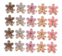 Beavorty 20piezas Flower Hair Clips for Little Girls Mini Hairpins Cute Spring Clamps Hair Accessories for Kids Parties and Daily Wear