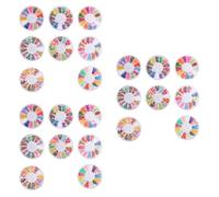 Beavorty 24 Cajas De Cerámica Blanda Para Hacer Manualidades Rodajas De Fruta Para Brillo De Labios Rodajas De Fruta Abalorios Accesorios Para Uñas Decoración De Manicura