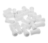Beavorty 24 Piezas Accesorios para Persianas de Plástico Blanco, Extremo de Tracción para Cortinas Diseño Elegante y Funcional para Estores en Días Obsequios