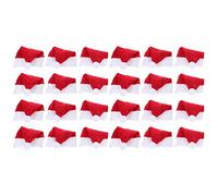 Beavorty 24 Piezas Sombrero De Piruleta De Navidad Tapas De Botellas De Vino De Navidad Piruletas De Santa Envuelve Toppers Cubierta Tela No Tejida Tapa De Botella De Vino Paño De Navidad