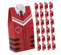 Beavorty 25 Cajas de Papel para de Graduación Caja de para Mujer Caja de de Fiesta Gorro de Graduación Color Rojo