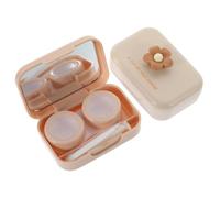 Beavorty 2juegos Estuches para Lentes De Contacto Estuches De Viaje Cómodos y Herramientas para Extraer Lentes De Contacto para Mujeres Que Viajan