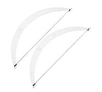 Beavorty 2juegos Molde Para Cejas Lápiz De Cejas Kit De Herramientas Para Forma Plantillas Para Sello Herramientas De Medición De Posicionamiento