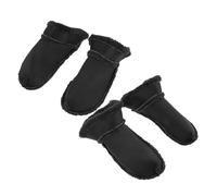 Beavorty 2pares Fundas para Zapatos Forro de Felpa Cálido y Grueso para Invierno Forro Extraíble y Calentador para Zuecos