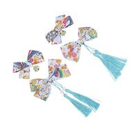 Beavorty 2pares Pasadores Para Mujer De Pinzas Pelo Horquillas De Lazo y Borlas Diseño De De No Dañan El Cabello