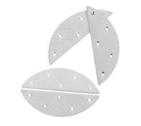 Beavorty 2pares Placas Metálicas Para Reparar Talones Almohadillas Antidesgaste Para Zapatos De Hombre Protectores De Talón Para Botas Para Suelas De Zapatos