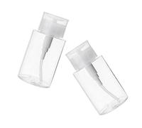 Beavorty 2piezas Botellas De Viaje Para Loción Botella De Pet Para Agua Desmaquillante Dispensador De Líquidos De Viaje Para Subenvases