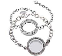 Beavorty 2Piezas Brazalete De Aleación Para Mujer De Accesorios Perfectos Para Adolescentes y Niñas