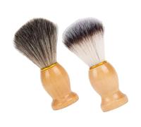 Beavorty 2piezas Brochas De Afeitar Para Barbero Plumero De Para Afeitado y Limpieza Facial Para Hombres
