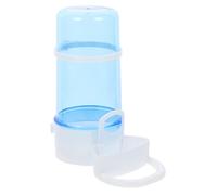 Beavorty 2piezas Comedero Automático para Pequeñas Alimentador De Hámster y Conejos Dispensador De Agua y Comida Capacidad De para Autoservicio Color Blanco