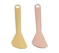 Beavorty 2piezas Cucharas De Maquillaje Para Crema De Ojos Palas De Masaje Facial y Rosa Herramientas De Para Cuidado Del De Ojos